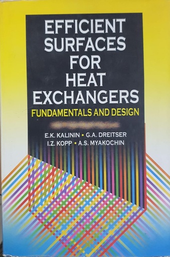 [9788179921173] Efficient Surfaces for Heat Exchangers Fundamentals and Design