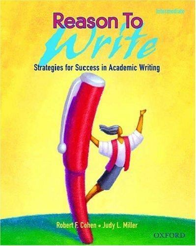 [9780194367738] Reason to Write Strategies for Success Academic Writing - Intermediate 