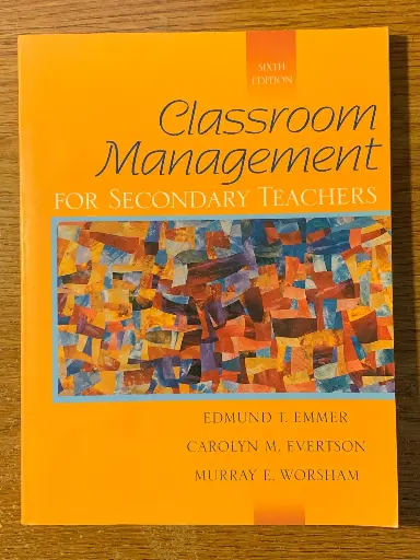 [9780205349951] Classroom Management for Secondary Teachers