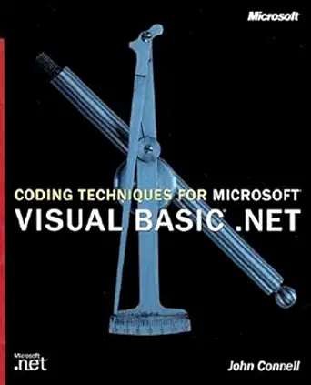 [9780735612549] Coding Techniques for Microsoft Visual Basic.NET