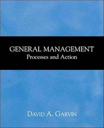 [9780071130257] General Management Processes and Action