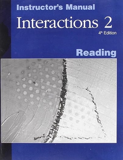 [9780072481433] Interactions (2) Reading Instructor's Manual