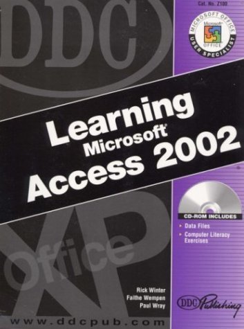 [9781585771394] Learning Microsoft Access 2002 CD-ROM Included 
