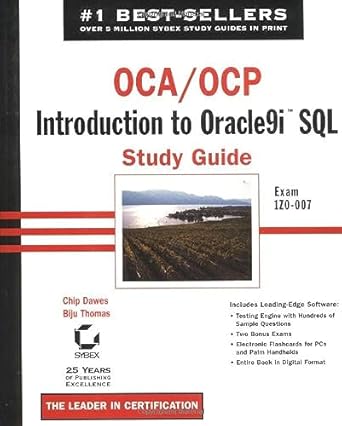 OCA/OCP Introduction to Oracle 9i SQL Study Guide | UBH (OFFICIAL)
