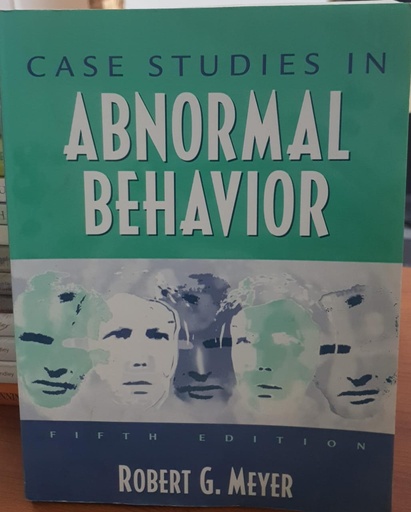[9780205324293] Case Studies in Abnormal Behavior