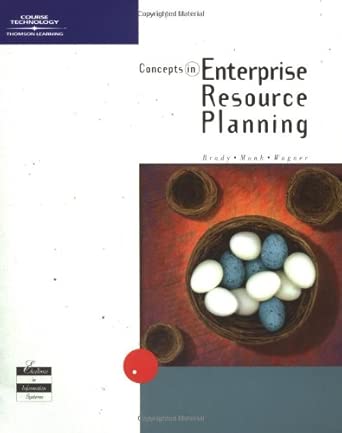 [9780619015930] Concept in Enterprise Resource Planning