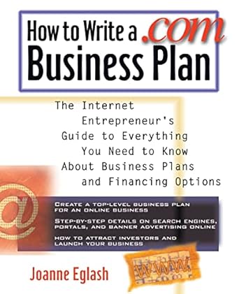 [9780071357531] How to Write a .com Business Plan