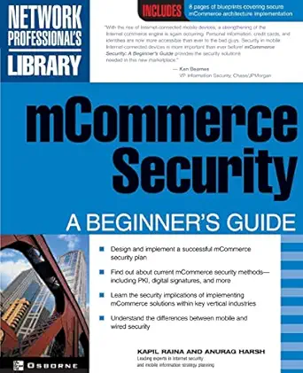 [9780072194609] M-Commerce Security A Beginner's Guide