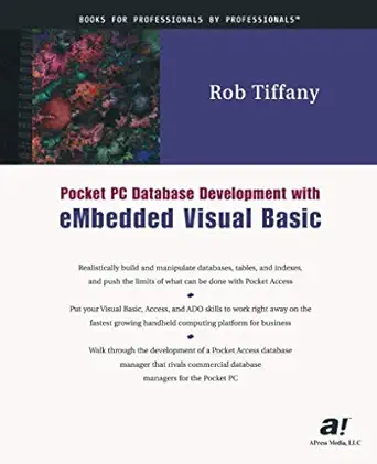 Pocket PC Database Development with Embedded Visual Basic | UBH (OFFICIAL)