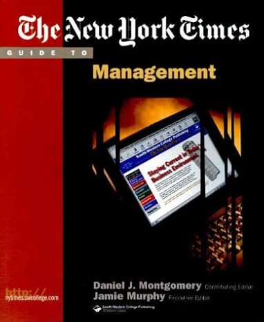 [9780324041576] The New York Times Guide to Management