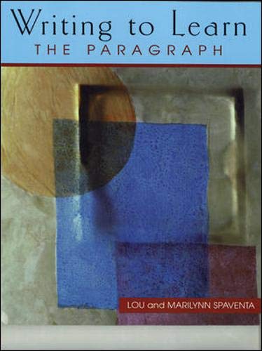 [9780071188296] Writing to Learn The Paragraph
