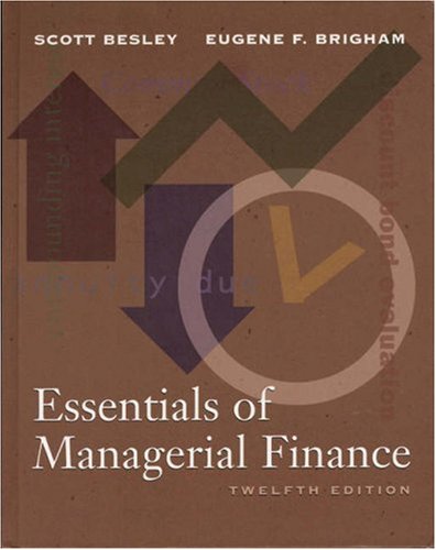 [9780030258725] Essentials of Managerial Finance