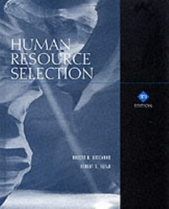 [9790030319333] Human Resource Selection 