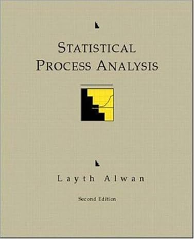 [9780256119398] Statistical Process Analysis