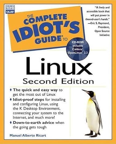 [9780789721969] The Complete Idiots Guide Linux