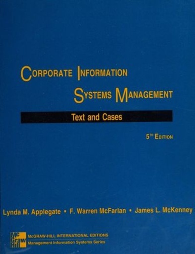 [9780071160124] Corporate Information Systems Management: Text and Cases