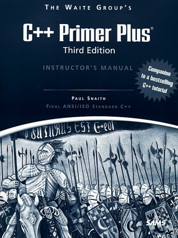 [9780672315916] The Waite Group's C++ Primer Plus - Instructor's Manual