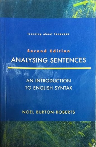 [9780582248762] Analysing Sentences An Introduction to English Syntax