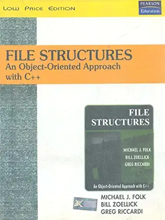 [9788178081311] File Structures An Object-Oriented Approach with C++