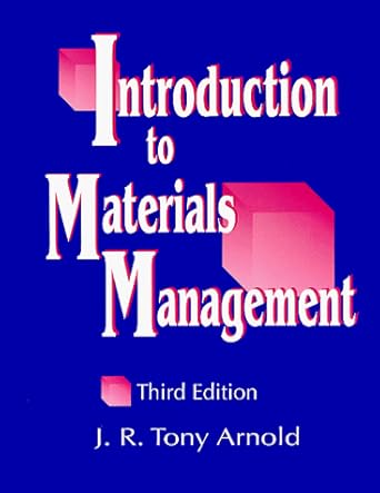 [9780138620875] Introduction to Materials Managements