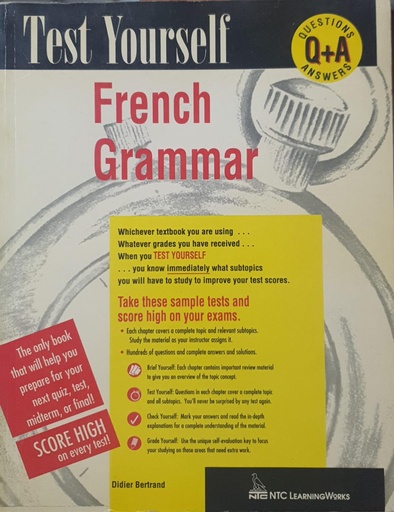 [9788185617910] Test Yourself Q+A French Grammar Sample Tests with Answers