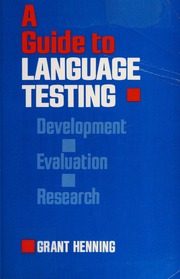 [9780838426937] A Guide to Language Testing