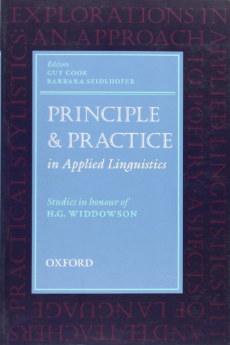 [9780194421485] Principle and Practice in Applied Linguistics