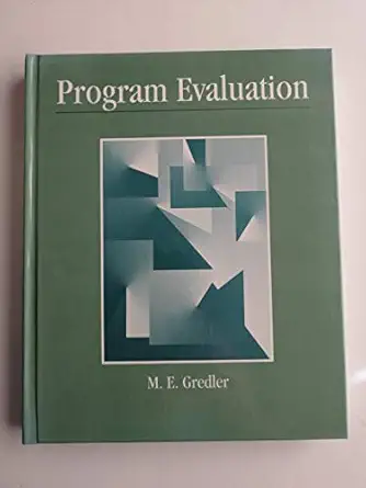 [9780023462467] Program Evaluation
