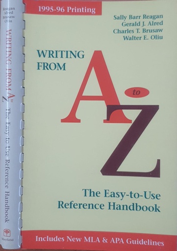 [9781559340250] Writing from A to Z