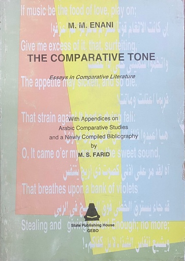 [9789770142851] The Comparative Tone Essays in Comparative Literature