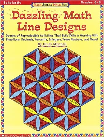[9780590000857] Dazzling Math Line Designs