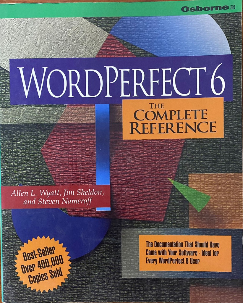 Word Perfect 6 The Complete Reference | UBH (OFFICIAL)