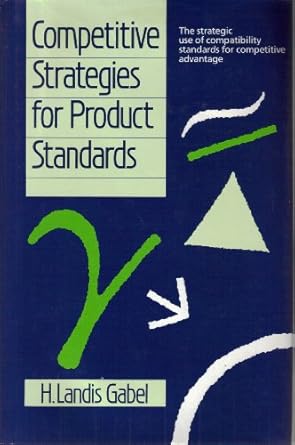 [9780077073152] Competitive Strategies for Product Standards