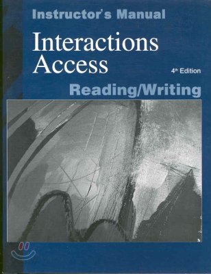[9780072481372] Interactions (Access) Instructor's Manual Reading/Writing 4th Edition