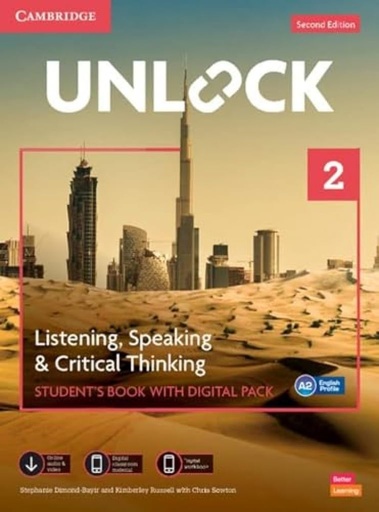 [9781009031462] Unlock (2) Listening, Speaking and Critical Thinking Student's Book with Digital Pack