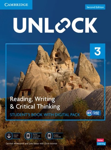 [9781009031400] Unlock (3) Reading, Writing and Critical Thinking Student's Book with Digital Pack