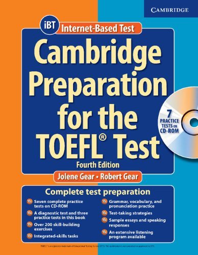 [9780521755849] Cambridge Preparation for the TOEFL Test (Book & CD-ROM) 4th Edition